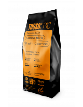Espresso TUSSO Epic Arabica 100% 250g in beans